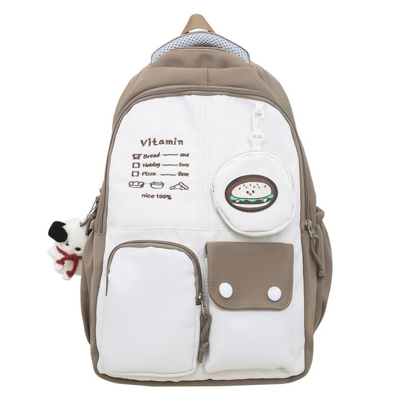 Školní aktovka Velkokapacitní batoh pro studentky Batoh pro střední školy