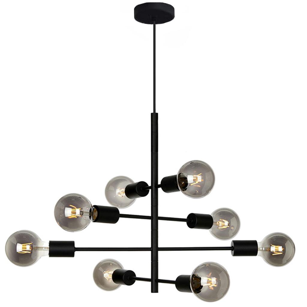 Ceiling lamp chandelier hanging living room kitchen black room loft modern