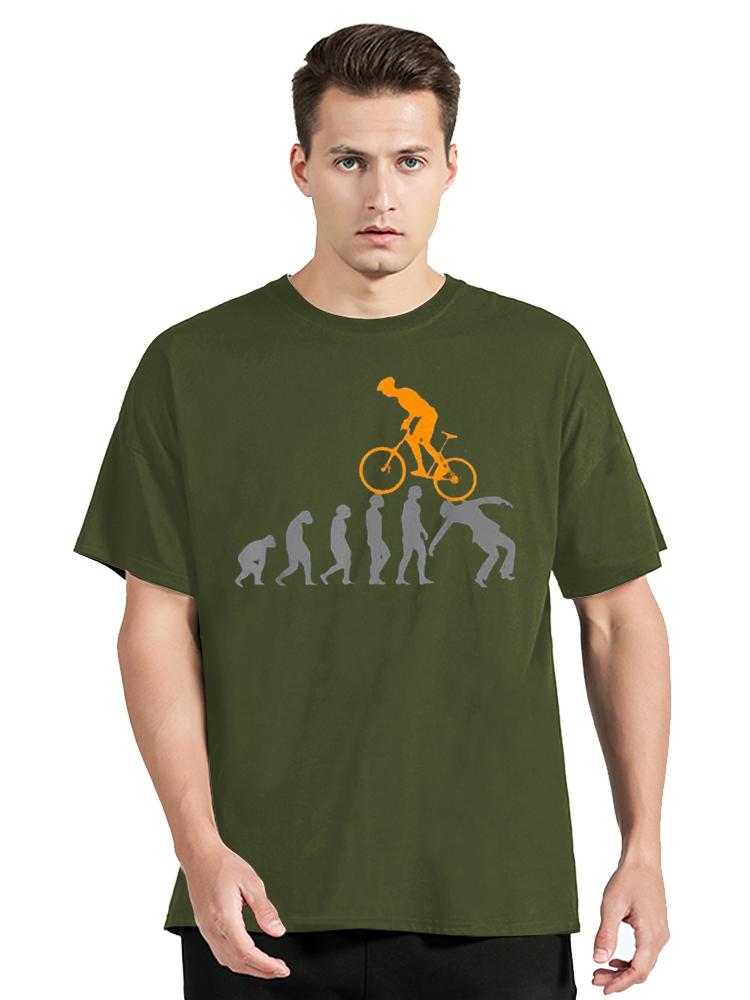 Mountain Bike Cycle Men Tshirts Downhill Mount MTB Fitness Tshirt Cotton Tops Tees Mens Clothes Oversized Unisex Tshirt