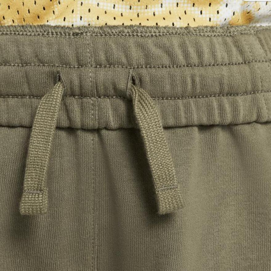 Nike Kids Knitted Sports Pants Simple Versatile Comfortable Elastic Waist Kids Bottoms Medium-Olive FN8649-222