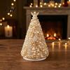 Zero-based Beading Material Kit DIY Christmas Tree for Adults Beginners Handmade 3D Ornament with Full Miniature Forest Desktop Display Tools