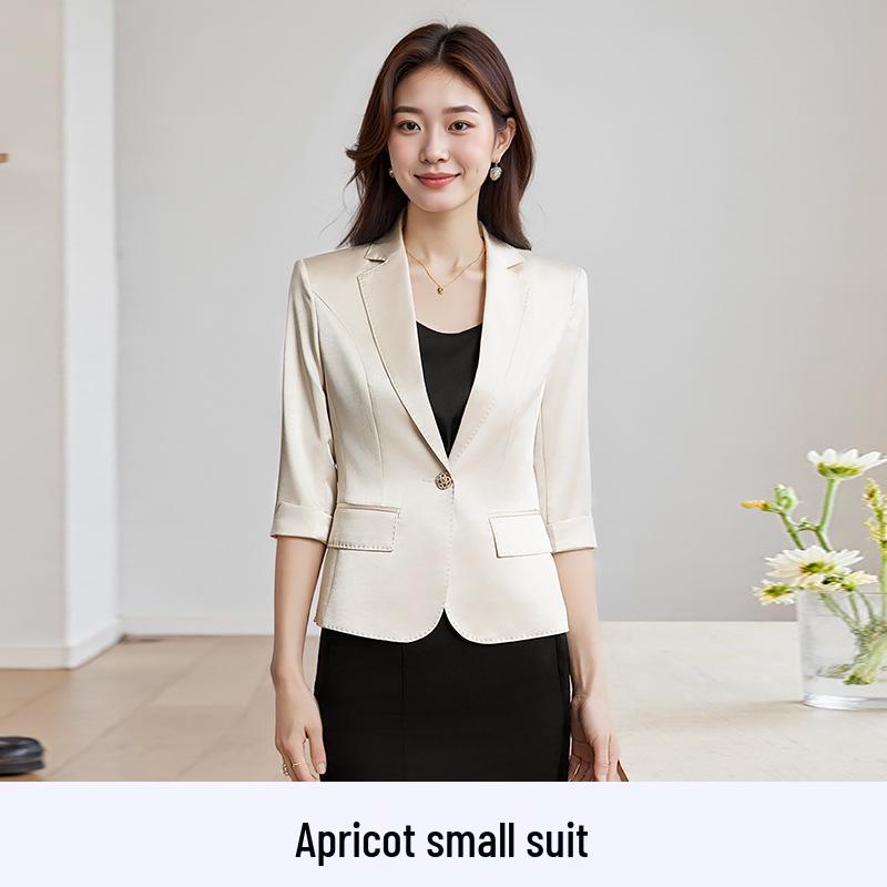 

Женский пиджак из высококачественного ацетата для миниатюрных - Коллекция Весна/Лето 2025 2XL