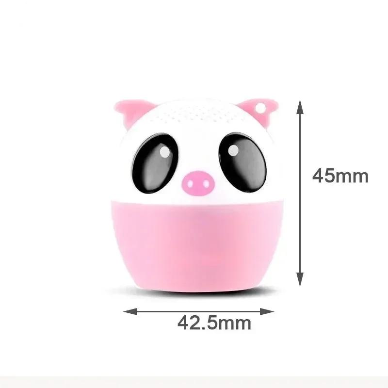 Car Bluetooth Speaker Mini Animal Wireless Small Speaker Portable Music Subwoofer Column Bass Stereo Player Speaker Christmas