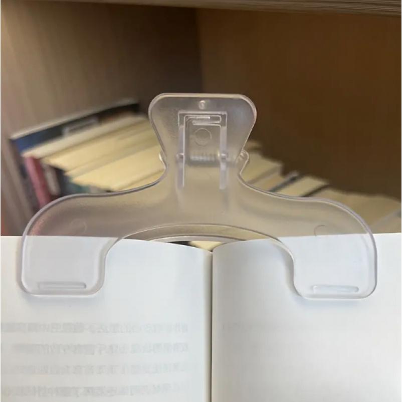 

1pc Large Strong Book Clip, Practical Note Clip, Student Page Holder to Prevent Book Flipping, a Useful Study Tool чистый
