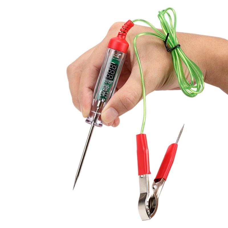 Electrical System Diagnostic Tool Power Probe Pen Circuit Tester Test Digital Display For Car Trailer Motorcycle