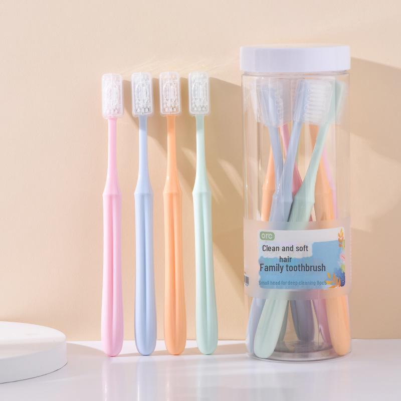 Orc Adult Soft Bristle Toothbrush Super Value Double Bristle Barrel