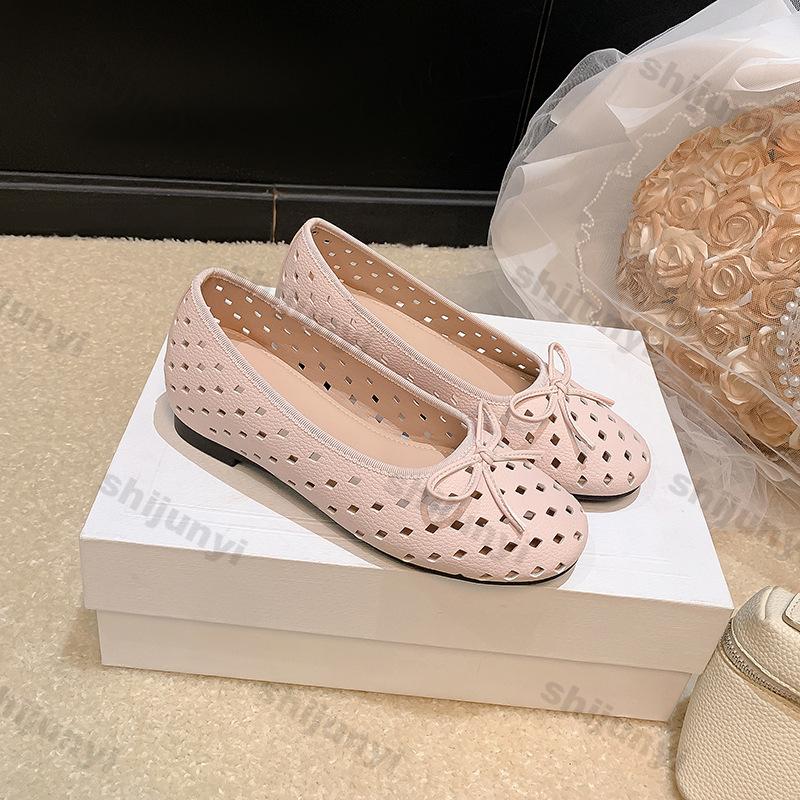 Fashion Women's Mary Jane Shoes Summer Fashion Bow-knot Comfortable Sandals Hollow Breathable Lightweight Height Increase Casual Shoes