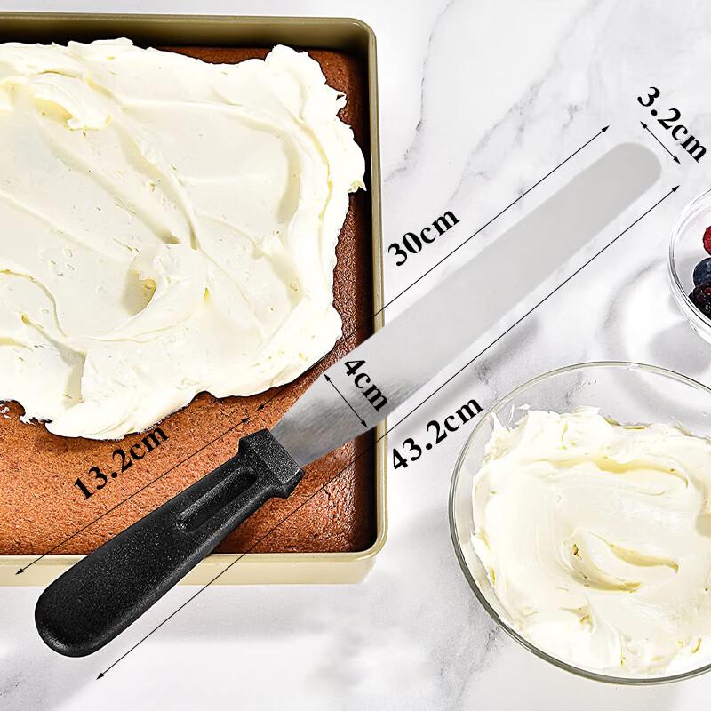 Pabei 12-inch Stainless Steel Cake Spatula