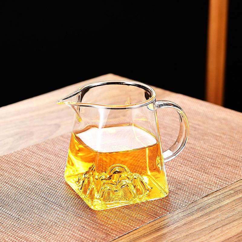 Thickened Glass Tea Infuser Set: Heat-Resistant Gong Dao Bei and Separator