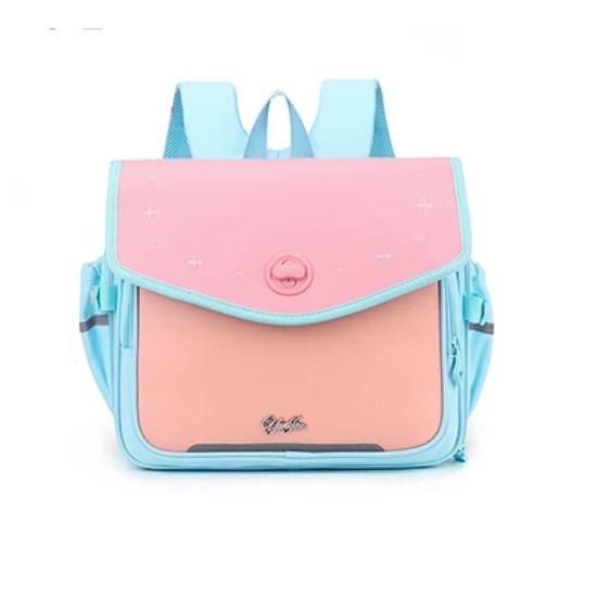 High Capacity PU and Nylon Backpacks for children protect the spine reduce pressure reflective straps high-quality backpack