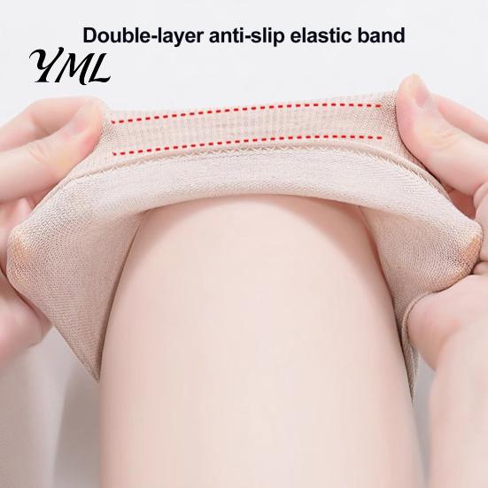 Autumn Winter Leg Protection Soft Knee Warmers for Cold Protection, Breathable Cotton Sleeves, Anti Thermal Wraps Slip Warmers, Elastic Pads