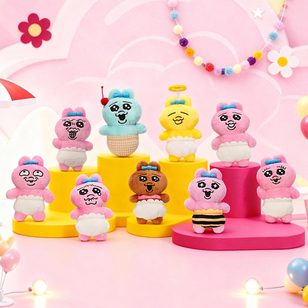 TOP TOY Opanchu Usagi [Mischievous Buddy] Plush Toy Series [Assorted Box of 8] Gachapon Blind Box Figure Plastic Model Premium Soft Vinyl Toy