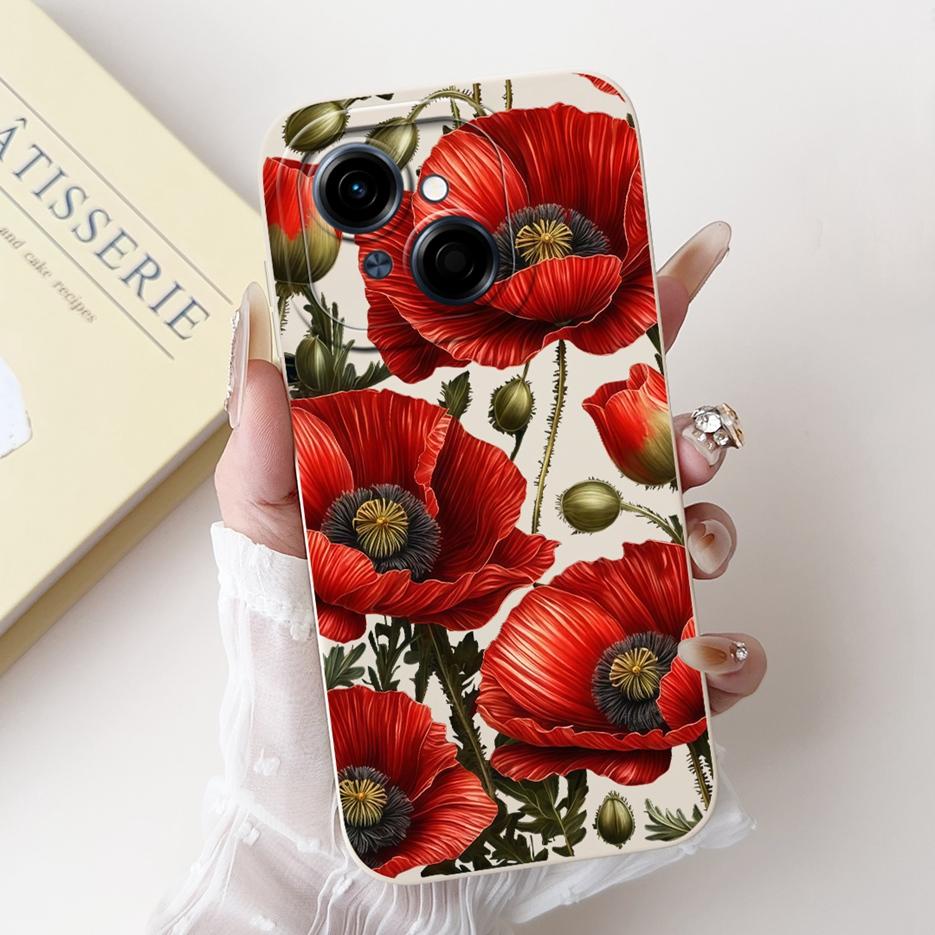 For Tecno Spark Go 1 1S Case KL4h Fashion Candy Painted Cover Shockproof Phone Case For Tecno Pop 9 4G SparkGo1 Soft Fundas Bags