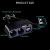 2 Way Multiple Socket Car Cigarettes Lighter Splitter USB Charging 12V/24V Adapter with USB Port