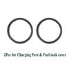 Silicone Dust Plug Protective Sealing Ring For BYD Song Plus Charging Port Cover / Fuel Tank Cover Cap Waterproof Dustproof