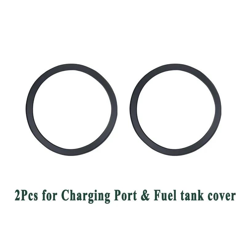 Silicone Dust Plug Protective Sealing Ring For BYD Song Plus Charging Port Cover / Fuel Tank Cover Cap Waterproof Dustproof
