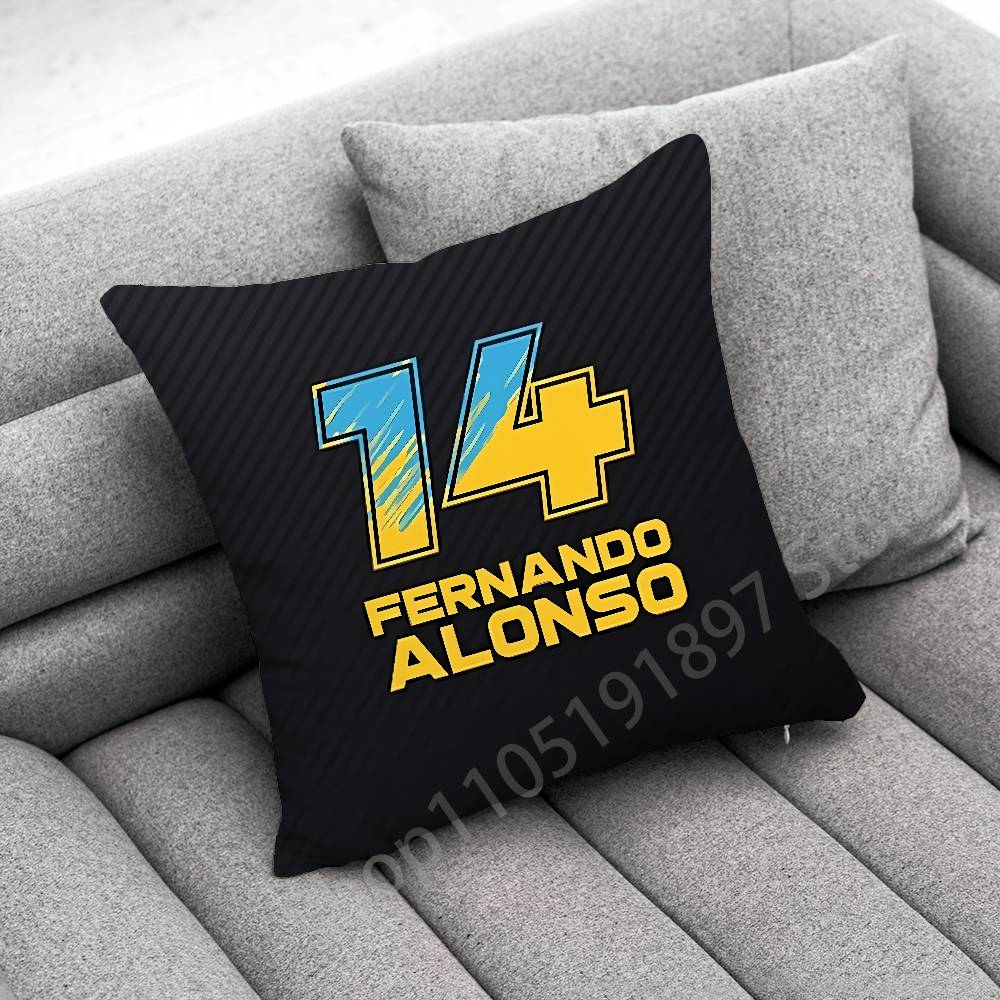 F-Fernando A-Alonso Throw Pillow Case For 45x45cm 40x40cm 55x55cm 50x50cm 30x30cm Square Car Pillowcase Shell
