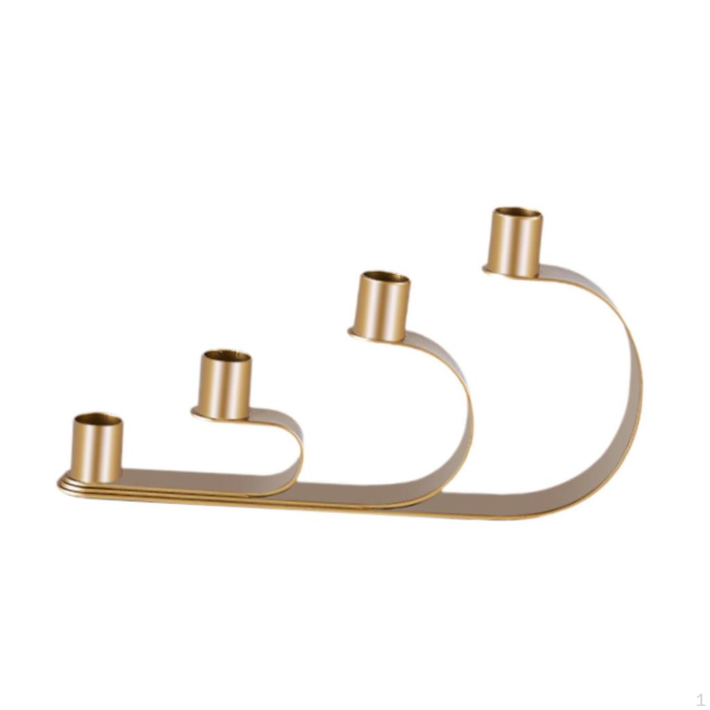 Candle Holder Stand Candleholder Candlestick for Event Birthday Wedding Desk