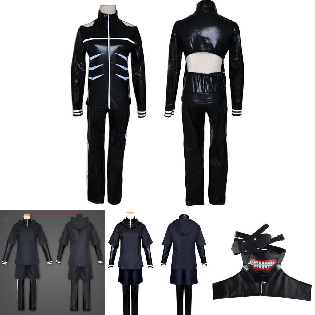 Stylish Tokyo Ghoul Kaneki Ken Full Outfit Costume Featuring Perfect Stitches And Durable Materials For Any Occasion