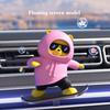 Ornamenti per Cruscotto Auto Orso Skateboard Orso che Scivola Orso Creativo Auto Cartone Animato Decorazione Interni Accessori Interni