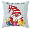 New Christmas Dwarf Pillow Cover Christmas Cute Dwarf Peach Skin Cushion Cover