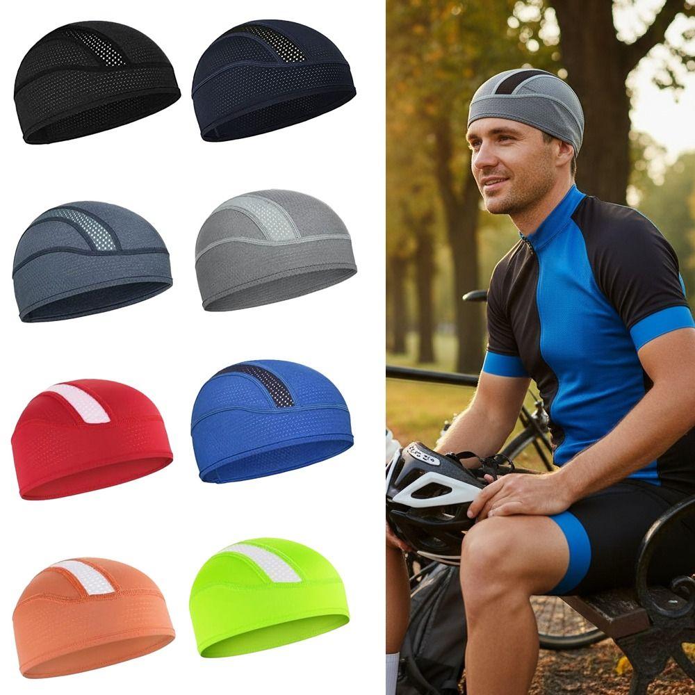 Szybkoschnąca Czapeczka pod Kask Pochłaniająca Pot Kask z Podszewką Czapka Rowerowa Dla Kobiet Mężczyzn Unisex