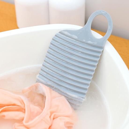 Laundry Board Cute Thicker Plastic Mini Hand Wash Scrubboard for Clothes