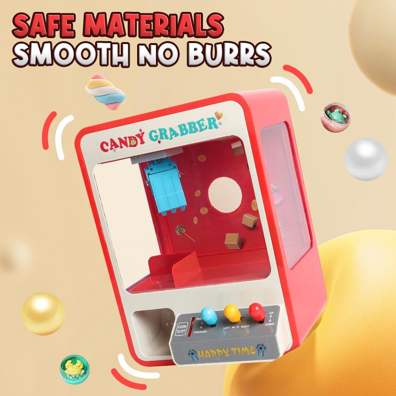 Children'S Candy Claw Machine Kids Toys Doll Machine Arcade Claw Machine Retro Carnival Music Coin Operated Game Birthday Gifts