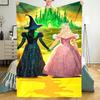 Wicked Theme Printed Blanket - Perfect for Couch, Bed, Travel & Outdoor Use | Machine Washable, Cozy & Durable.