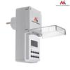 Minuterie Numérique Extérieure Prise F Schuko 10 Programmes Maclean Energy MCE08G