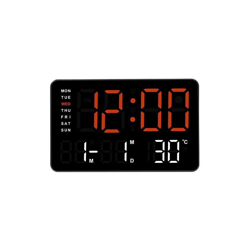 Huayang GH0722 Multifunction LED Alarm Clock Large Number Display Dual Alarm Snooze Temperature for Bedroom Bedside