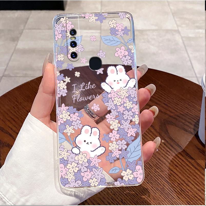 For Vivo V15 1819 V 15 Pro 1818 Cases Covers Luxury Cute Cat Love Rabbit Funny Clear Silicone Soft TPU Phone Case Back Cover