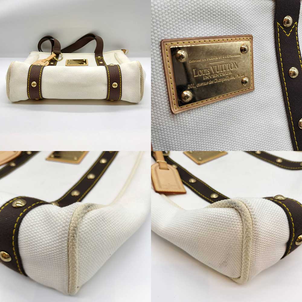 Used LOUIS VUITTON AntiguaTote Bag canvas Women