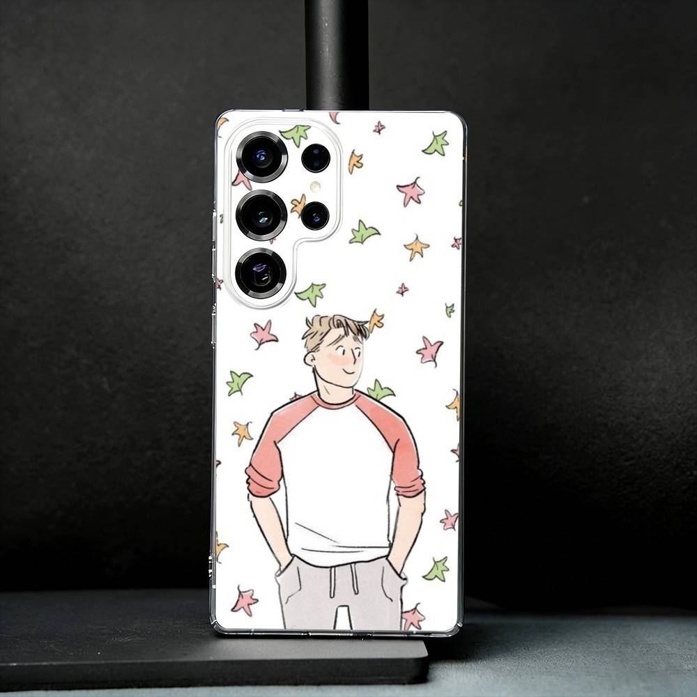 Чехол для телефона H-Heartstoppers-Nicks-Nelson для Samsung S25, S24, S21, S22, S23, S30, Ultra, S20, Plus, Fe, Note, 10, 9, 5G Прозрачный чехол