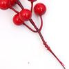 Christmas Crafts Small Red Fruit Cuttings Foam Berries 14 Heads Small Red Fruit Christmas Decorations