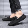 Doudou Shoes Men's Korean Style Trendy Casual Shoes Lazy Slip-on Canvas Shoes Suede