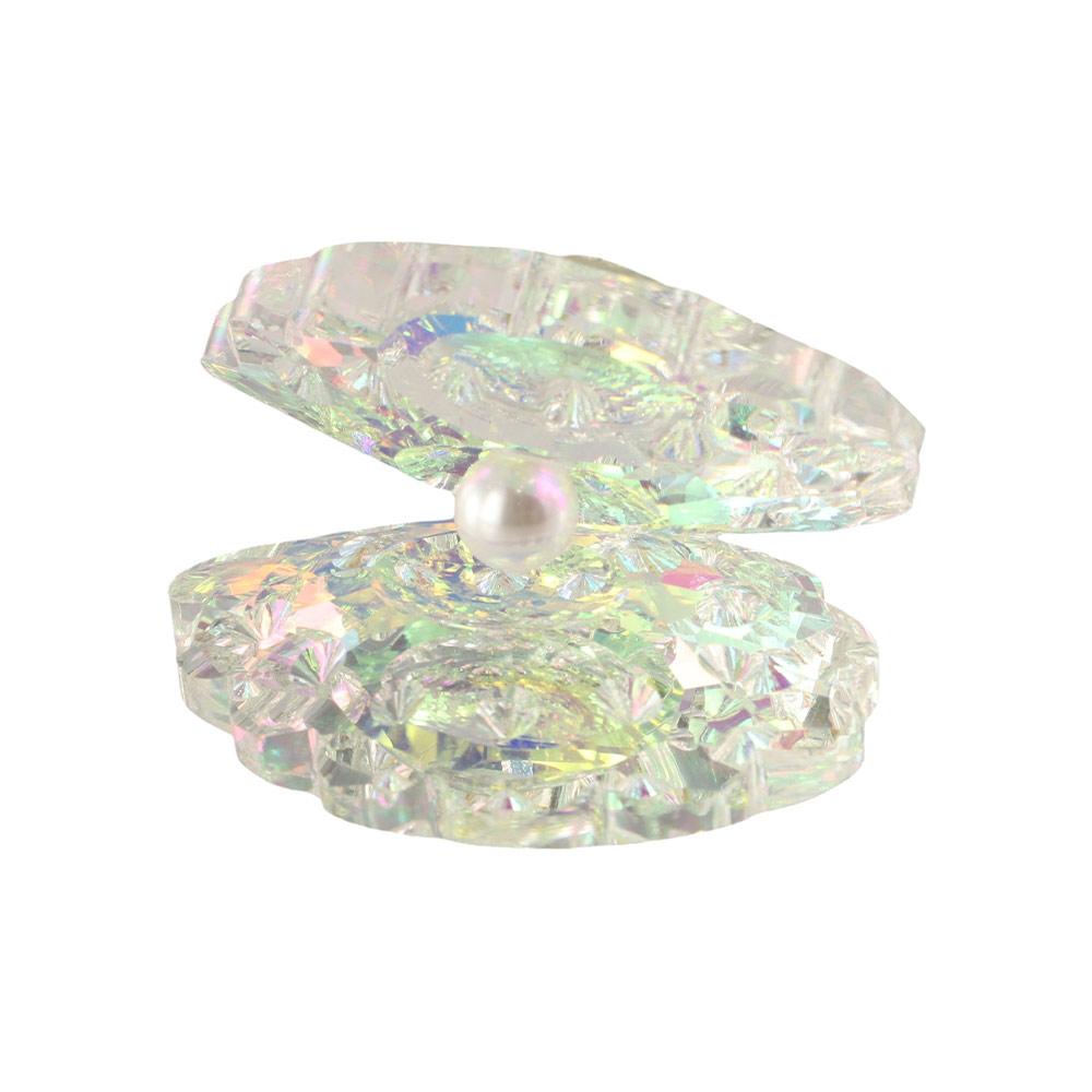 Creative Crystal Figurine Colorful Miniature Statue Home Decoration Crystal Shell Jewelry Girl