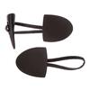 6 Pairs Leather Horn Toggle Closure Buttons Coat for Jacket Duffle Shawl Clothes