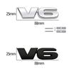 Car Accessories Metal Grille Emblem Rear Trunk Body V6 Badge Sticker For Mazda Ford Toyota Honda Suzuki JEEP Chevrolet SUV