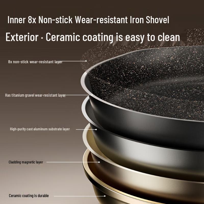 SUPOR Titanium Non-Stick Frying Pan with Lid
