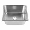 RV Kitchen Sink 304 Stainless Steel 12.6x10.24x5.91in Single Bowl Hand Wash Basin with 40mm Drain Outlet for Boat Truck