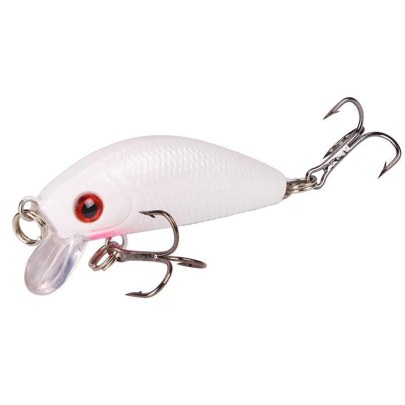 1PCS Minnow Fishing Lure 50mm4.2g Topwater Esca dura Wobbler Jig Bait Crankbait Carpa Striped bass Pesca Attrezzatura da pesca SwimBait