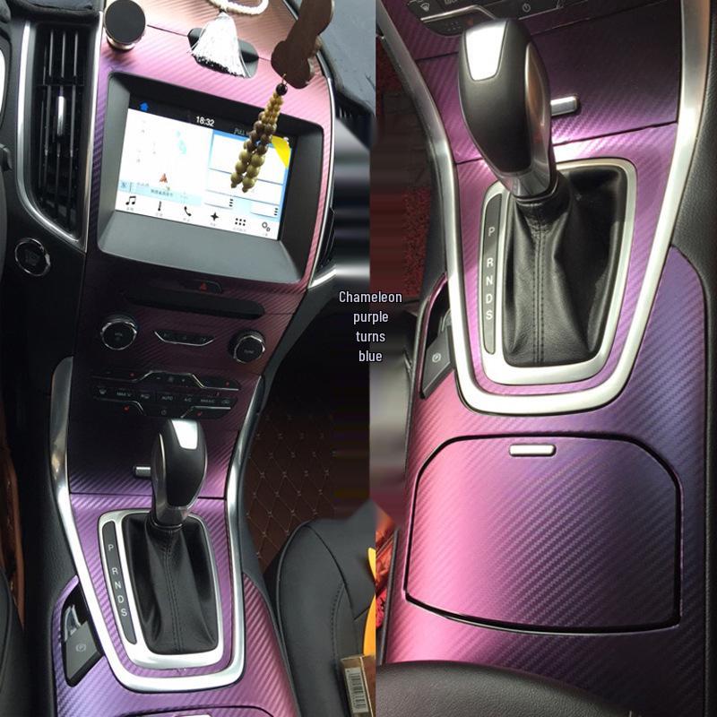 15-18 Edge Interior Carbon Fiber Gear Shift Stickers