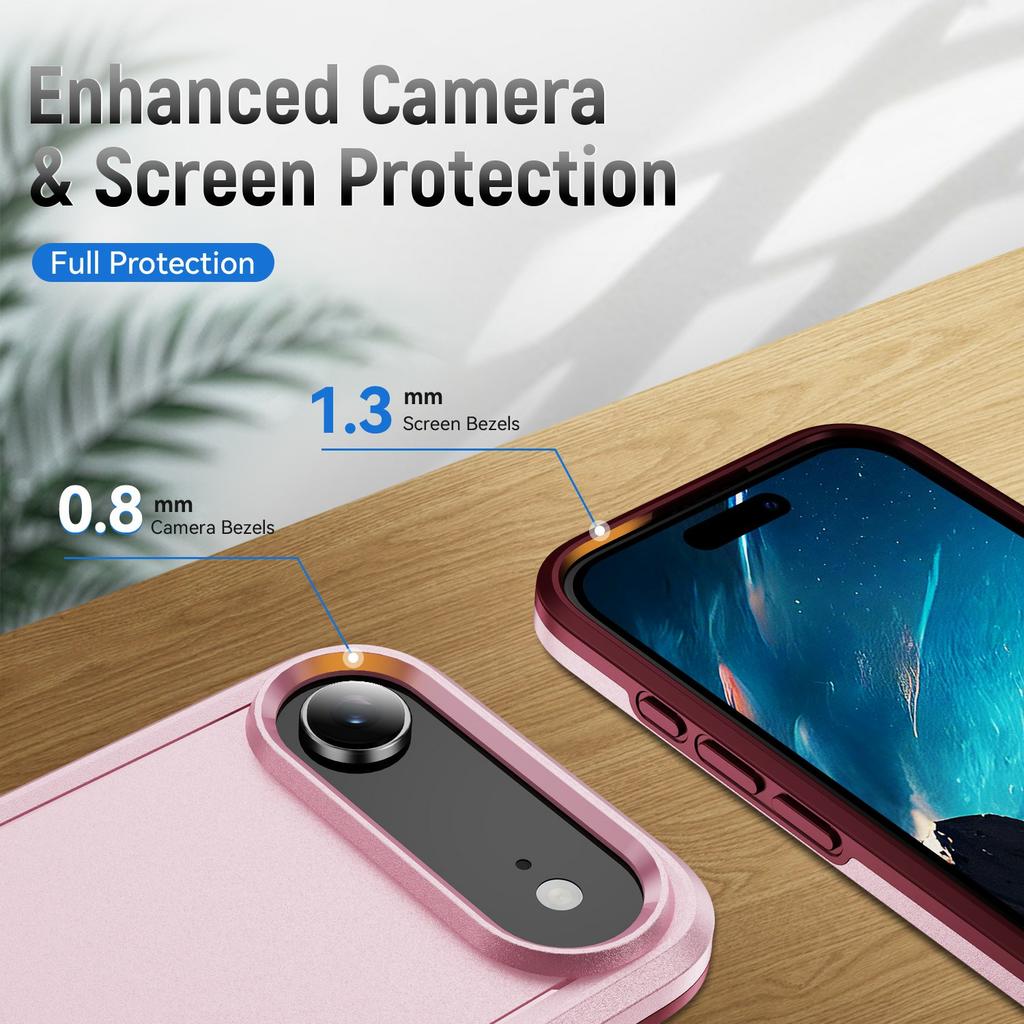 For iPhone Air Case PC + TPU Military Grade Drop Protective Phone Cover