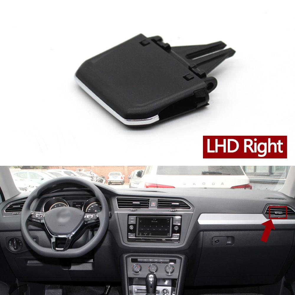 Car Front Dashboard Air Conditioner AC Vent Grille Outlet Tab Clip Slider For VW Volkswagen Tiguan 2017 2018