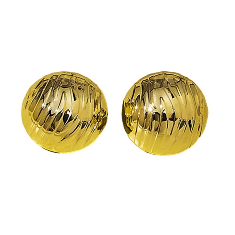 

Металлические серьги в стиле ретро, геометрической формы, аксессуар-пусеты для ушей, модное украшение для ушей, подчеркивающее индивидуальность, для любителей моды