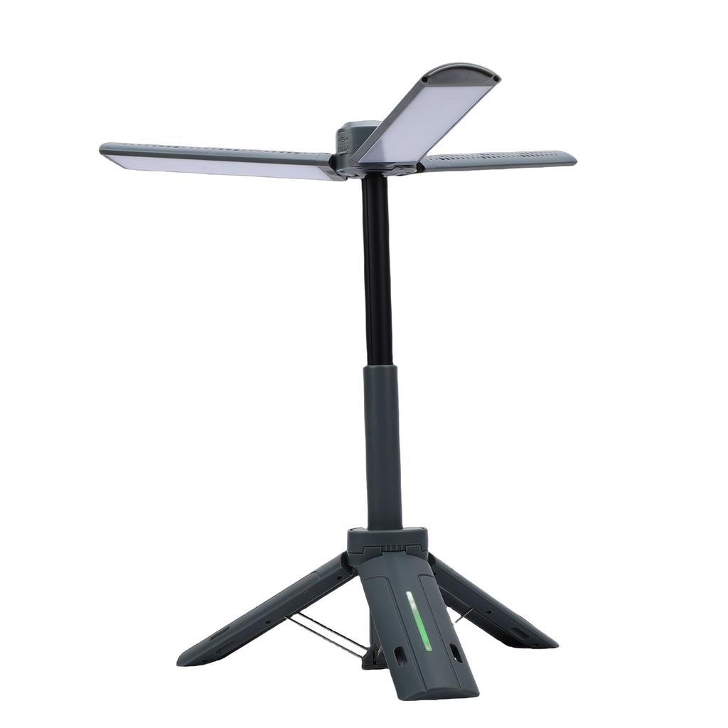 Foldable LED Camping Light Portable 8000mah Rechargeable Dimmable Tent Lamp with Tripod for Hiking Fishing Backpacking