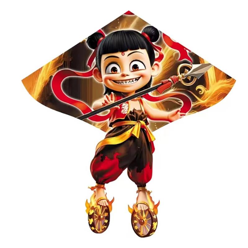 

Мультяшный детский воздушный змей Нежа Kitetoys 1,2 м Змей Воздушный змей с леером Детский змей Спорт на открытом воздухе