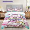 Unicorn Rainbow Dreams Cute Illustration Threepiece Set 1 Duvet Cover 2 Pillowcase Without Core Christmas Birthday Gift