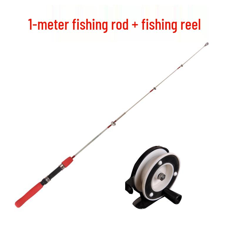 Compact 60-80cm Portable Fishing Rod – Mini Raft, Casting, Surf, and Ice Lure Rod